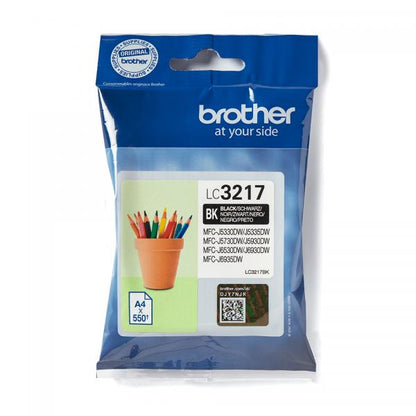 Brother LC3217BK cartuccia d'inchiostro 1 pz Originale Nero [LC3217BK]