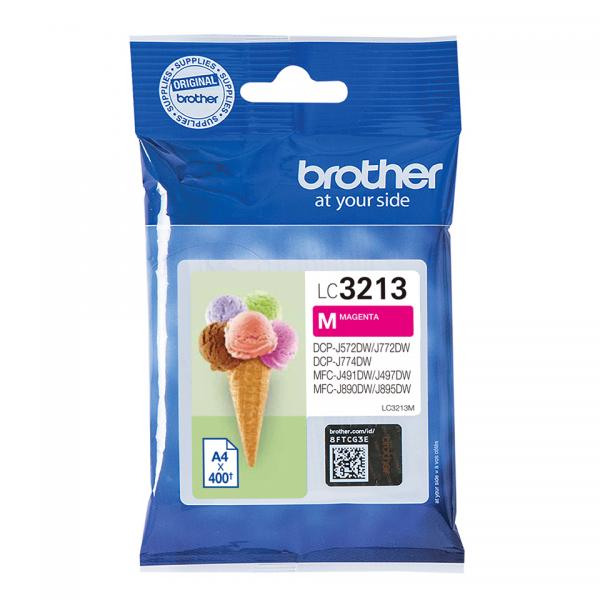 Brother LC3213M cartucho de tinta 1ud Original Magenta [LC3213M]