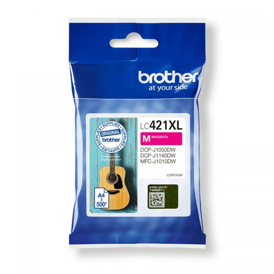 Brother LC421XLM cartucho de tinta 1ud Original Magenta [LC421XLM]