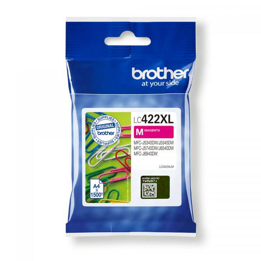 Brother LC422XLM cartucho de tinta 1ud Original Magenta [LC422XLM]