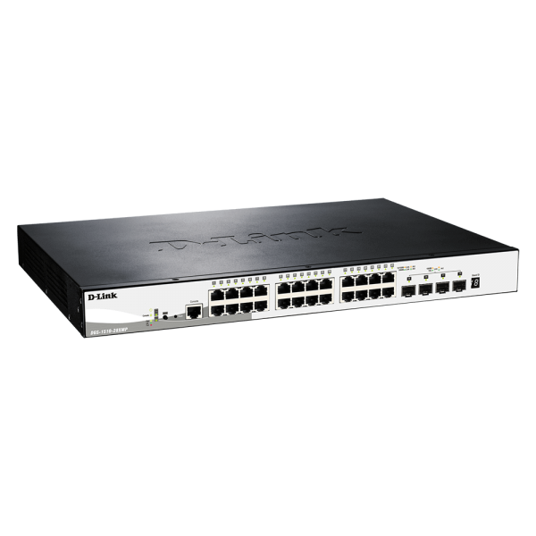 D-Link DGS-1510-28XMP Gestito L2/L3 Gigabit Ethernet (10/100/1000) Supporto Power over Ethernet (PoE) Nero, Grigio [DGS-1510-28XMP]