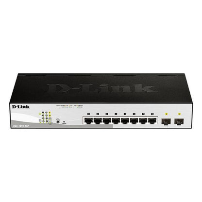 D-Link DGS-1210-08P Gestito L2 Gigabit Ethernet (10/100/1000) Supporto Power over Ethernet (PoE) Nero [DGS-1210-08P]