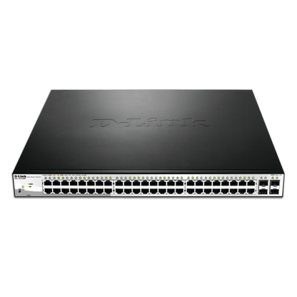 D-Link DGS-1210-52MP Gestito L2 Gigabit Ethernet (10/100/1000) Supporto Power over Ethernet (PoE) Nero, Grigio [DGS-1210-52MP]