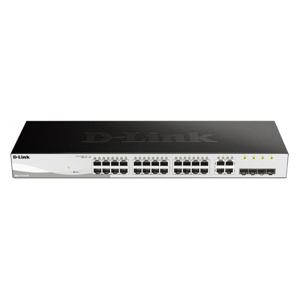 D-LINK SWITCH 24 GIGABIT PORTS + 4 SFP SMART+ PORTS [DGS-1210-28] 