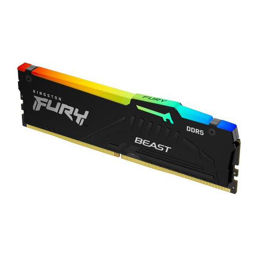 KINGSTON RAM FURY BEAST 32GB DDR5 5600MT/s CL40 RGB XMP [KF556C40BBA-32]