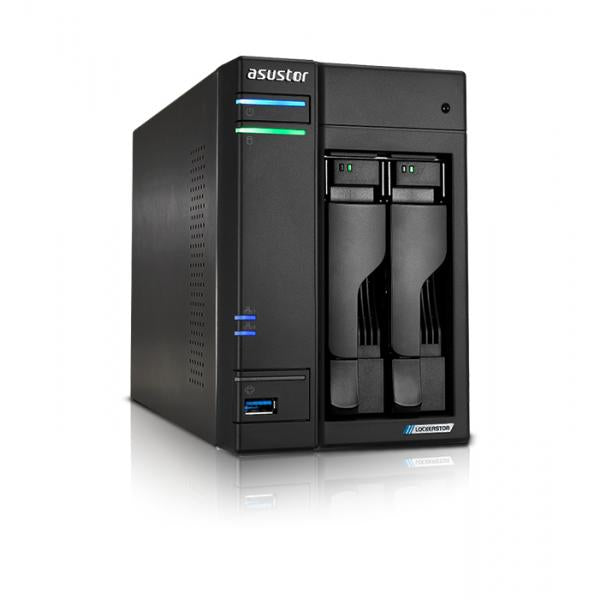 Asustor LOCKERSTOR 2 Gen2 (AS6702T) Escritorio NAS Intel Celeron N5105 4 GB DDR4 ADM Negro [AS6702T] 