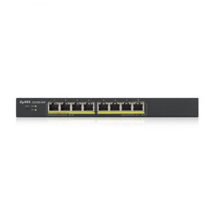 SWITCH ZYXEL GESTIONADO 8 PUERTOS GIGABIT POE (HASTA 70W), IPV6, VLAN, DISEÑO SIN VENTILADOR, ESCRITORIO [GS1900-8HP-EU0103F] 