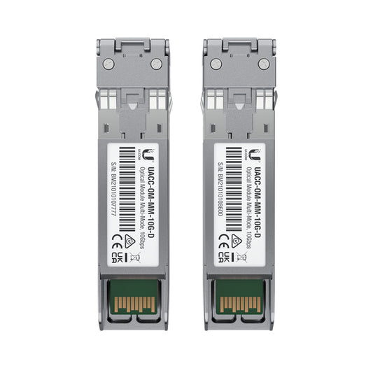 Ubiquiti-UACC-OM-MM-10G-D-2-U Fiber, Multi-Mode Module, 10G, 2-Pack UACC-OM-MM-10G-D-2 [UACC-OM-MM-10G-D-2]