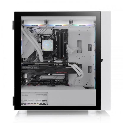 CAJA THERMALTAKE M.TOWER H570 TG ARGB SNOW TG 3x120mm ARGB VENTILADOR hasta E-ATX [CA-1T9-00M6WN-01]