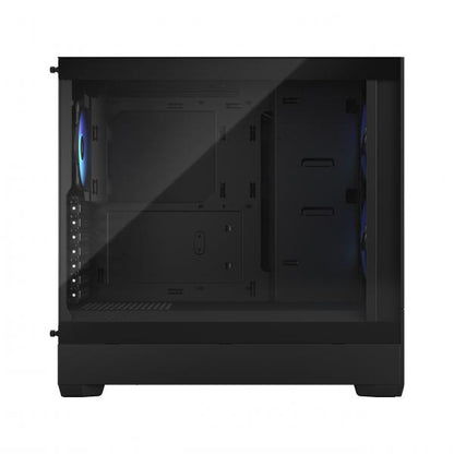 FRACTAL CASE MID TOWER POP AIR RGB BLACK TG CLEAR TINT [FD-C-POR1A-06]