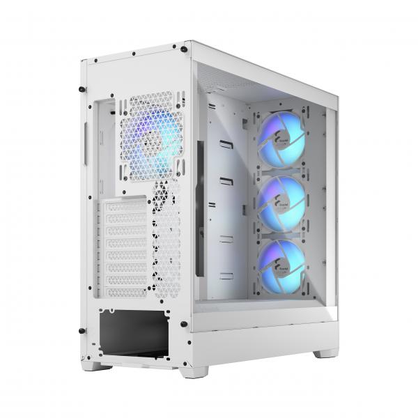 FRACTAL CASE TOWER POP XL AIR RGB WHITE TG CLEAR TINT [FD-C-POR1X-01]