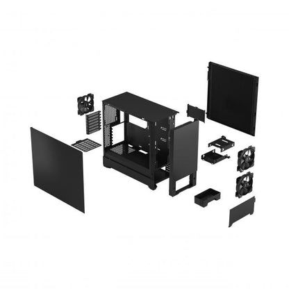 FRACTAL CASE MID TOWER POP SILENCIOSO NEGRO SÓLIDO [FD-C-POS1A-01] 