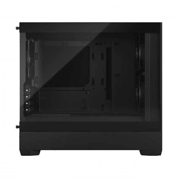 FRACTAL CASE M ATX POP MINI SILENCIOSO NEGRO TAMAÑO TINTE TRANSPARENTE FD-C-POS1M-02 [FD-C-POS1M-02] 