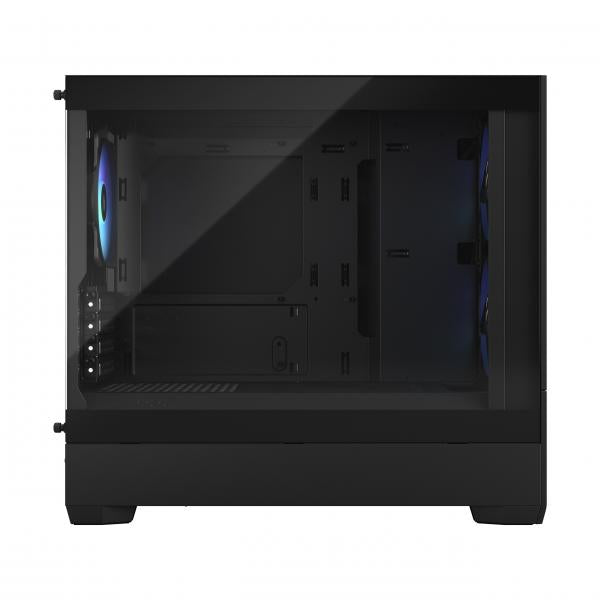 CAJA FRACTAL MICRO ATX POP MINI AIR RGB NEGRO TG TINTE CLARO [FD-C-POR1M-06] 