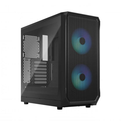 FRACTAL CASE MID TOWER FOCUS 2 RGB BLACK TG CLEAR TINT [FD-C-FOC2A-03]