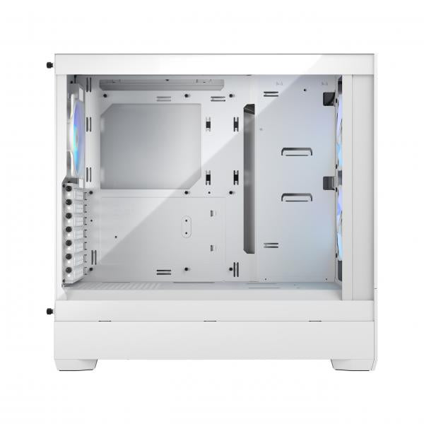 FRACTAL CASE MID TOWER POP AIR RGB WHITE TG CLEAR TINT [FD-C-POR1A-01]