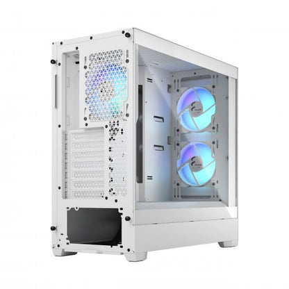 FRACTAL CASE MID TOWER POP AIR RGB WHITE TG CLEAR TINT [FD-C-POR1A-01]