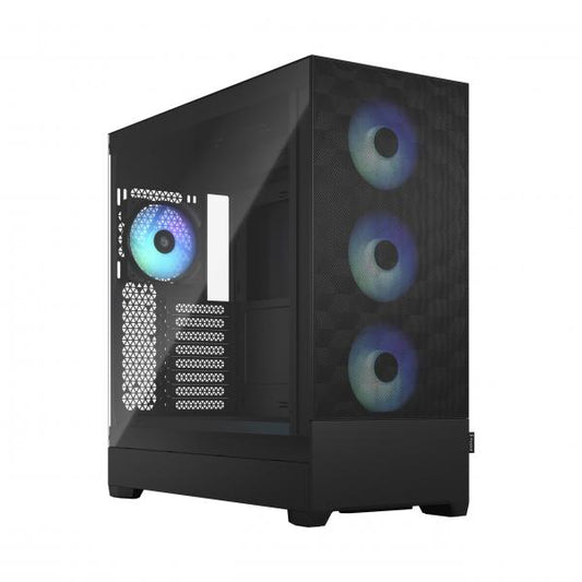 FRACTAL CASE TOWER POP XL AIR RGB BLACK TG CLEAR TINT [FD-C-POR1X-06]