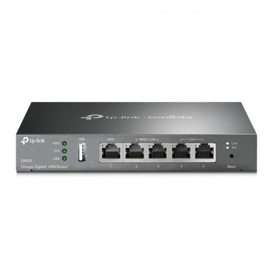 TP-Link ER605 v2 router cablato Gigabit Ethernet Nero [ER605]