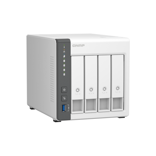 QNAP NAS TOWER 4BAY ARM 4CORE 2.0GHz 2XSATA 6GB/S 3.5"/2.5" 4GB RAM 1X2.5GBE 1X1GBE, 2XUSB2.0 1XUSB3 [TS-433-4G]