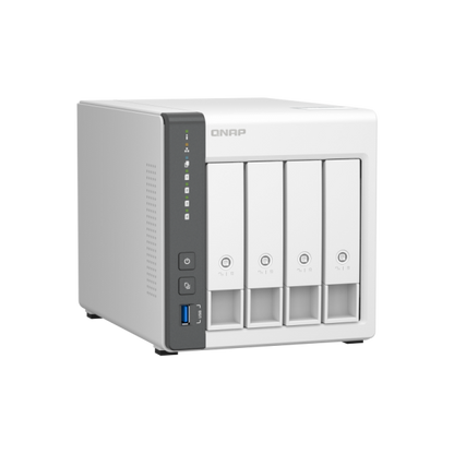 QNAP NAS TOWER 4BAY ARM 4CORE 2.0GHz 2XSATA 6GB/S 3.5"/2.5" 4GB RAM 1X2.5GBE 1X1GBE, 2XUSB2.0 1XUSB3 [TS-433-4G]