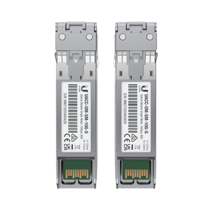 Ubiquiti-UACC-OM-SM-10G-S-2 Fiber, Single-Mode Module, 10G, BiDi, 2-Pack UACC-OM-SM-10G-S-2 [UACC-OM-SM-10G-S-2]