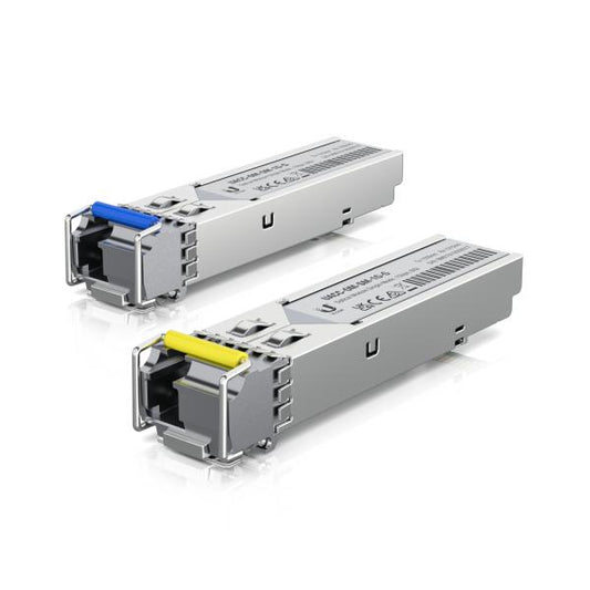 Ubiquiti-UACC-OM-SM-1G-S-2 Fiber, Single-Mode Module, 1G, BiDi, 2-Pack UACC-OM-SM-1G-S-2 [UACC-OM-SM-1G-S-2]