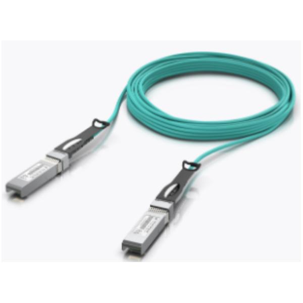 Ubiquiti - Long-range SFP+ direct attach cable with a 10 Gbps maximum throughput rate. UACC-AOC-SFP10-5M [UACC-AOC-SFP10-5M]