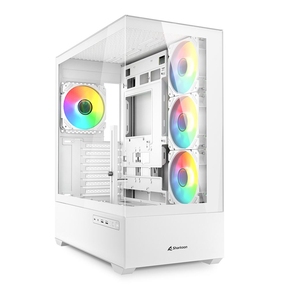 CAJA AK6 RGB BLANCO ATX [AK6 RGB ATX BLANCO]