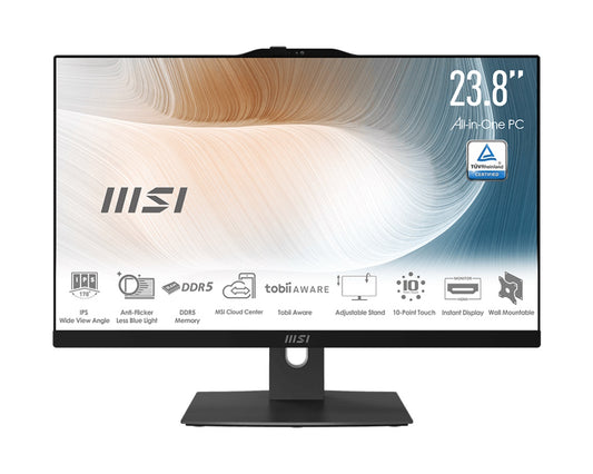 MSI PC AIO 23,8" TOUCH BLACK Intel Core 5 Processor 120U 16GB 512GB SSD WIN 11 PRO [AM242TP 1M-1246IT]