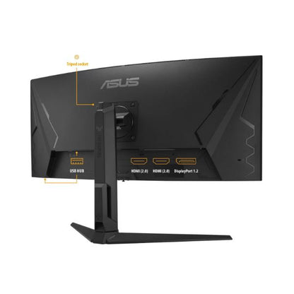 ASUS MONITOR 34 LED VA 21:9 WQHD, 100HZ, TUF GAMING, DP/HDMI, MULTIMEDIALE [VG34VQEL1A]