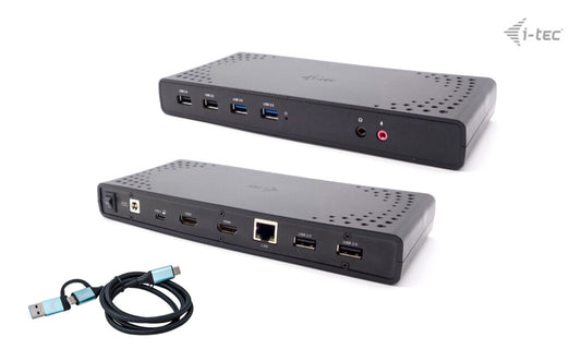 I-TEC DOCKING STATION USB 3.0/USB-C/THUNDERBOLT, 2x HDMI, PD 100W, IT [CADUALHDMIDOCKPDIT]