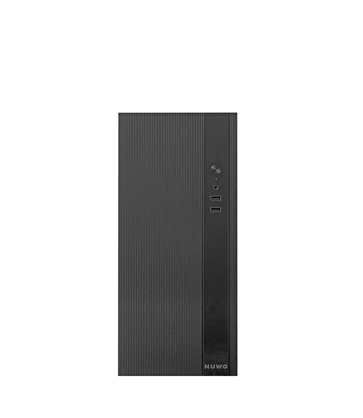 NUWO CASE OFFICE M-ATX OPAL Z100 0.60MM SPCC USB2.0 80MM NERO [CS0124AG-Z100K000]