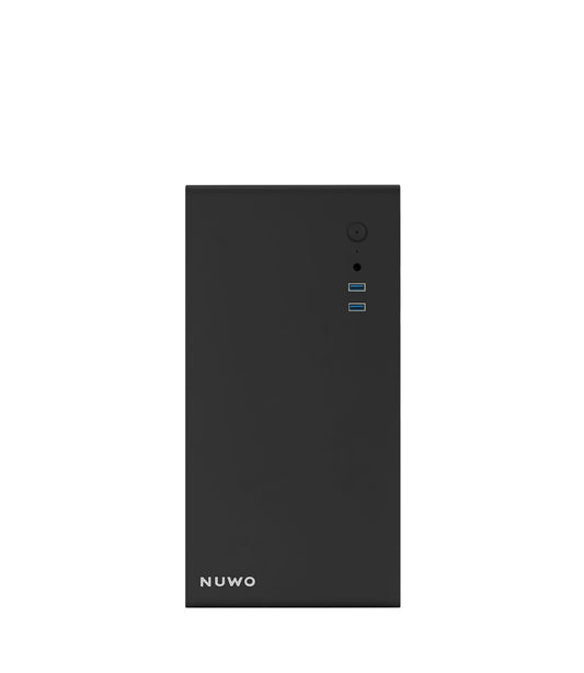 NUWO CASE OFFICE M-ATX EGUERA A111 0.60MM SPCC USB3.0 80MM FRONT METAL SIDE GLASS NERO [CS1123GM-A111K000]