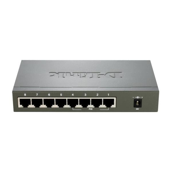 D-LINK SWITCH 8 PORTE 10/100 DI CUI 4 POE DESKTOP [DES-1008PA]