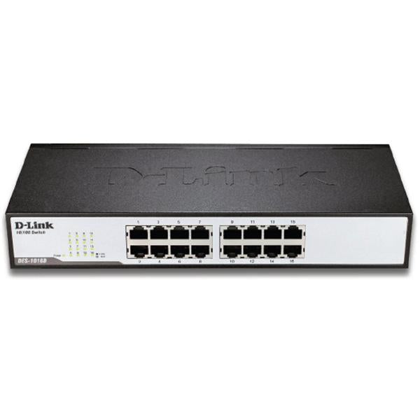 D-LINK SWITCH 16 PORTE 10/100 SOHO [DES-1016D]