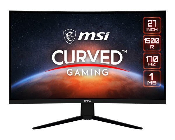 MSI MONITOR CURVO 27 LED VA 16:9 WQHD, 1500R, 1ms 170hz, DP/HDMI [G273CQ]