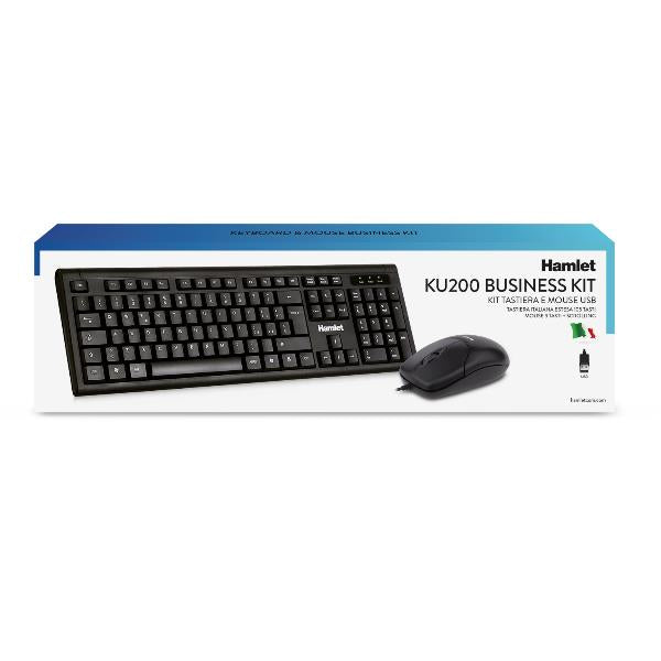 XKKMICEU200 COMBO TASTIERA E MOUSE USB SERIE 200 BUSINESS [XKKMICEU200]