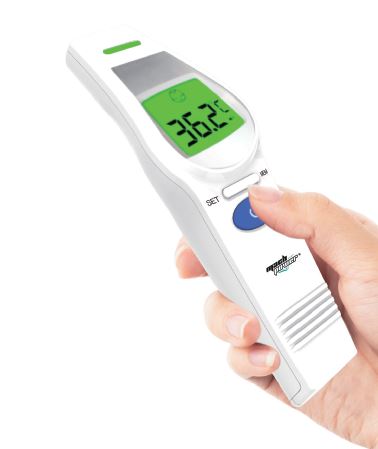MACHPOWER INFRARED FOREHEAD THERMOMETER WITH LCD DISPLAY, TEMPERATURE RANGE 32-43 DEGREES, BEEP ALARM, REF:UFR106 [HC-IRDFT02]