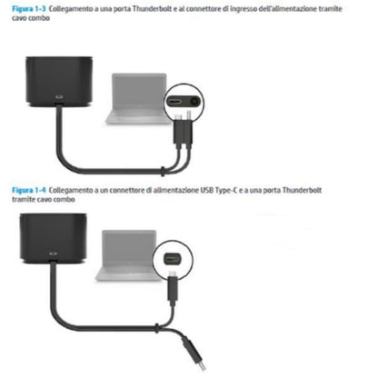 HP Thunderbolt Dock 280W G4 con cavo combo [4J0G4AA#ABZ]