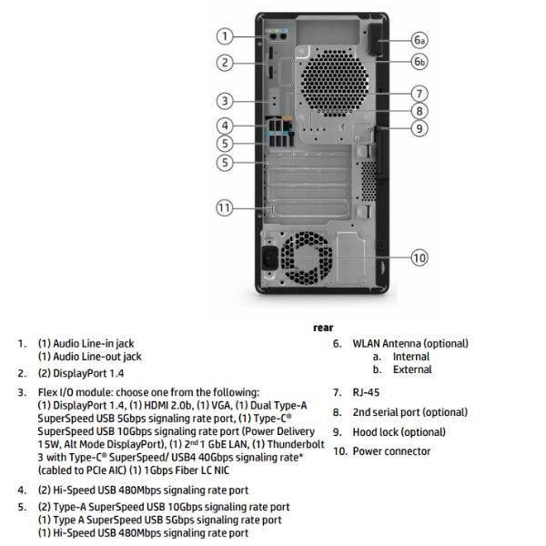 Z2 Tower G9 Workstation [996M8ET#ABZ]