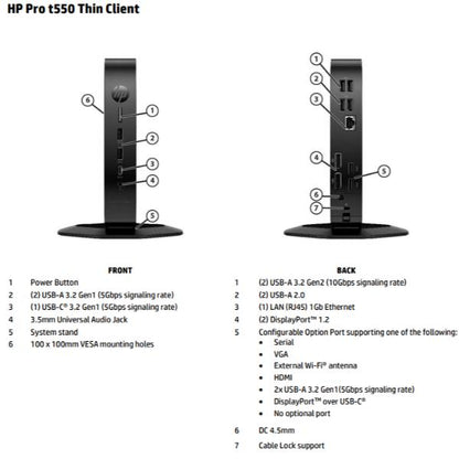 t550 Thin Client [5H0X0EA#ABZ]