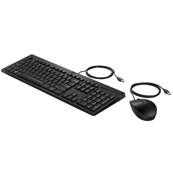 Kit de teclado y mouse USB 225 con cable HP [286J4AA#ABZ]