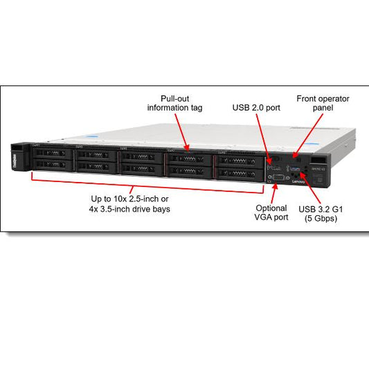 THINKSYSTEM SR250 V2 XEON E-2334 [7D7QA02NEA]