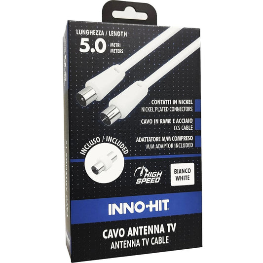 INNOHIT CAVO ANTENNA M/F 5 MT BIANCO [IH-E84612]