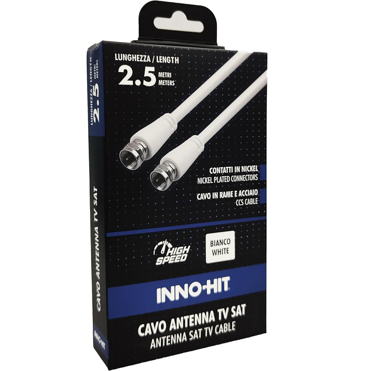 INNOHIT CAVO ANTENNA SAT COASSIALE 2,5 MT [IH-E84623]