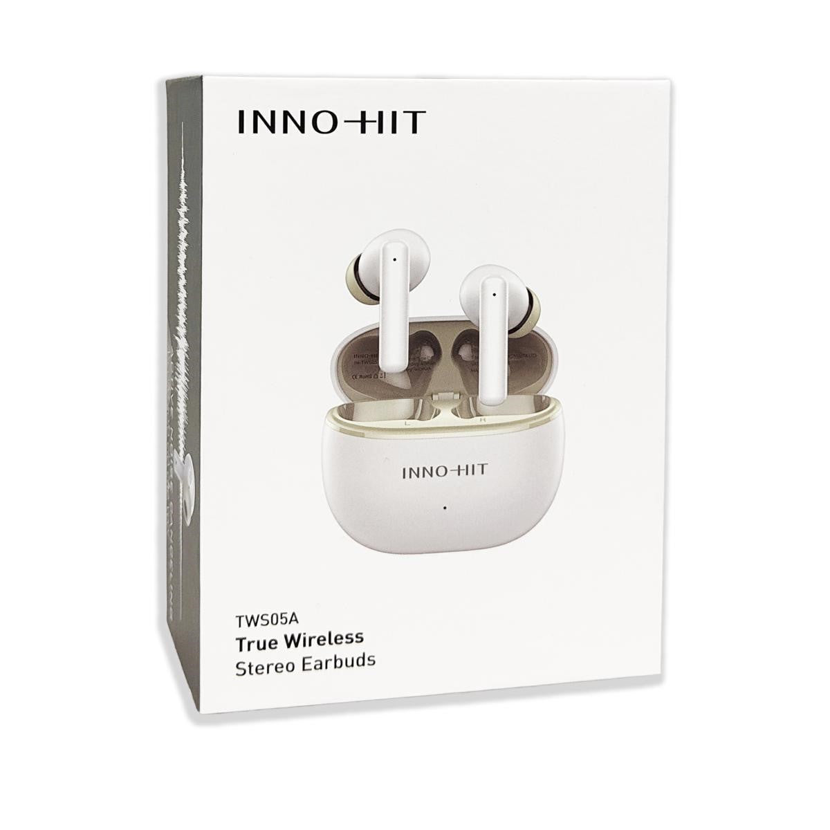 INNOHIT CUFFIE SMARTPOD CON ENC ANC SMART TOUCH E GAME MODE WHITE [IH-TWS05A]