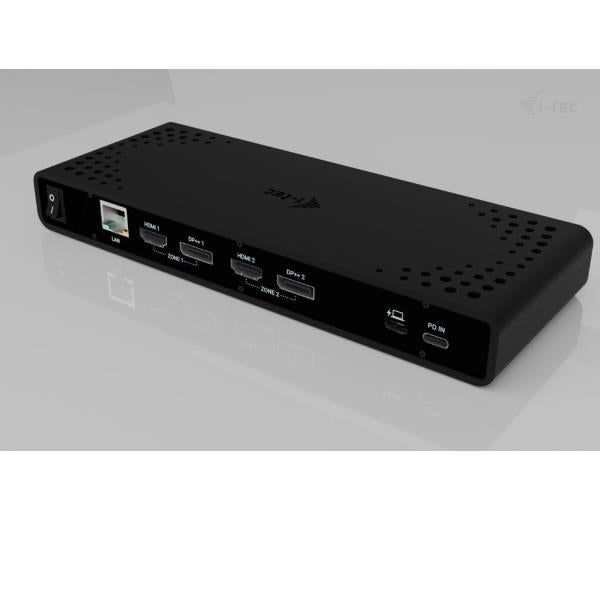 Estación de acoplamiento universal USB-C, USB-A. MONITOR DUAL 4K+PD85W [CADUA4KDOCKPDB]