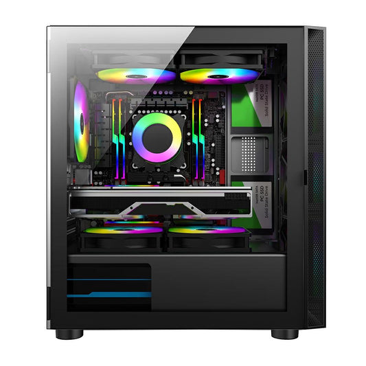 CASE GAMING 1 FAN ARGB, 3 USB, ACRILYC PANEL [IT-GMSC13]