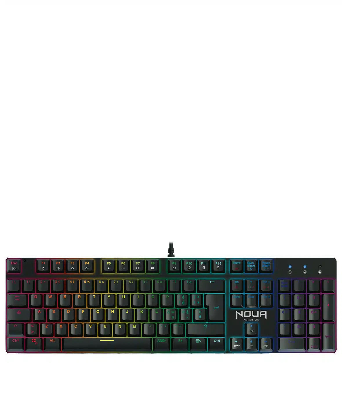 NEW GAMING RAID MECHANICAL KEYBOARD WITH BACK LIGHT [KB0422AG-R40K57M]